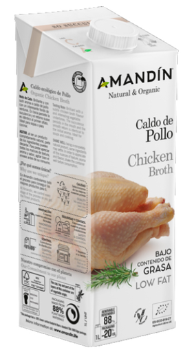 [2061012] CALDO DE POLLO Amandin (1 L)
