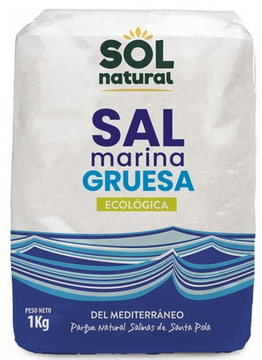 [2077073] SAL MARINA GRUESA DEL MEDITERRÁNEO Sol Natural (1 Kg)