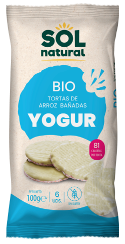 [2020211] ARROZ-TORTITAK YOGUR NATURALAREKIN Sol Natural (100 g)