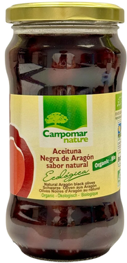 [2020523] ACEITUNA NEGRA DE ARAGON AL NATURAL Campomar nature (200 g)